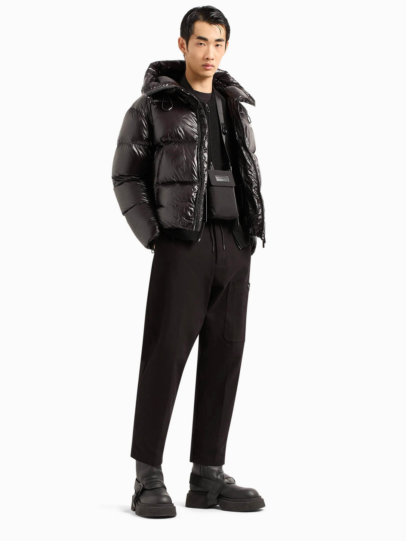 Пуховик Emporio Armani модель 6R1B97-1NKZZ-0999 Фото