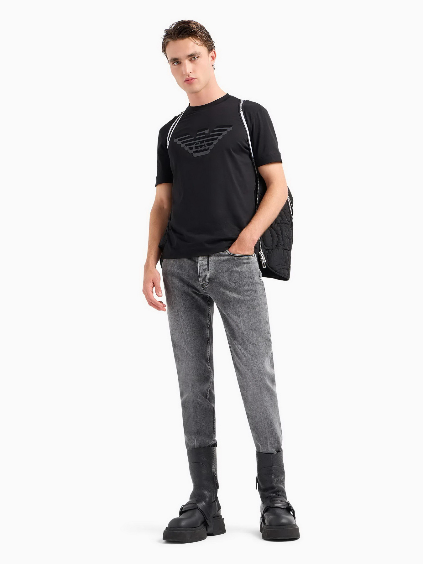 Прямые джинсы Emporio Armani J75 модель 6R1J75-1DQFZ-0006 Фото