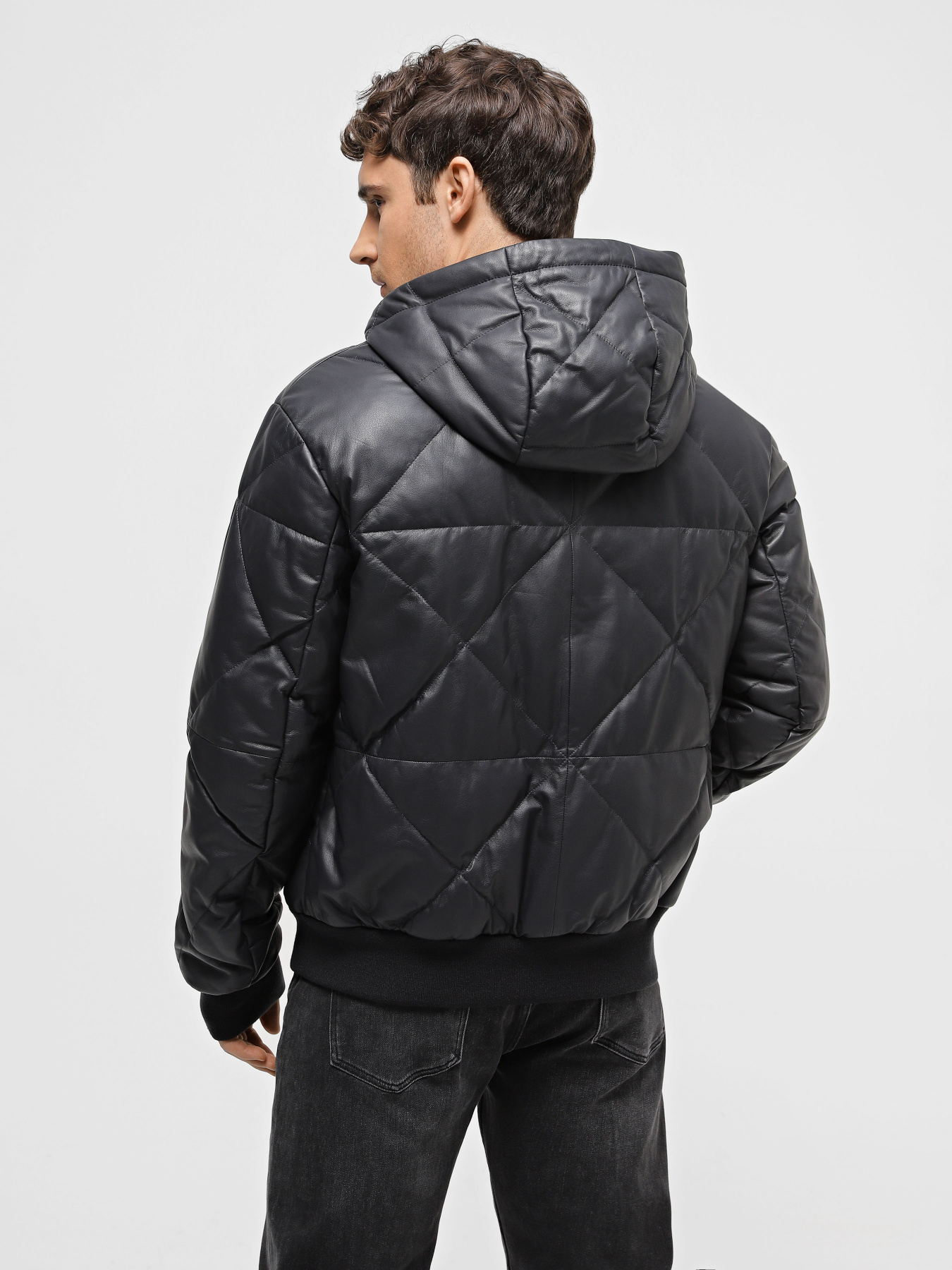 Куртка кожаная Emporio Armani модель H41R77-E1P77-922 Фото