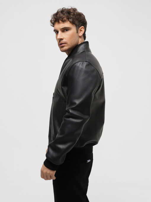 Шкіряна куртка Emporio Armani Модель H41R8D-E1P8D-999 Фото