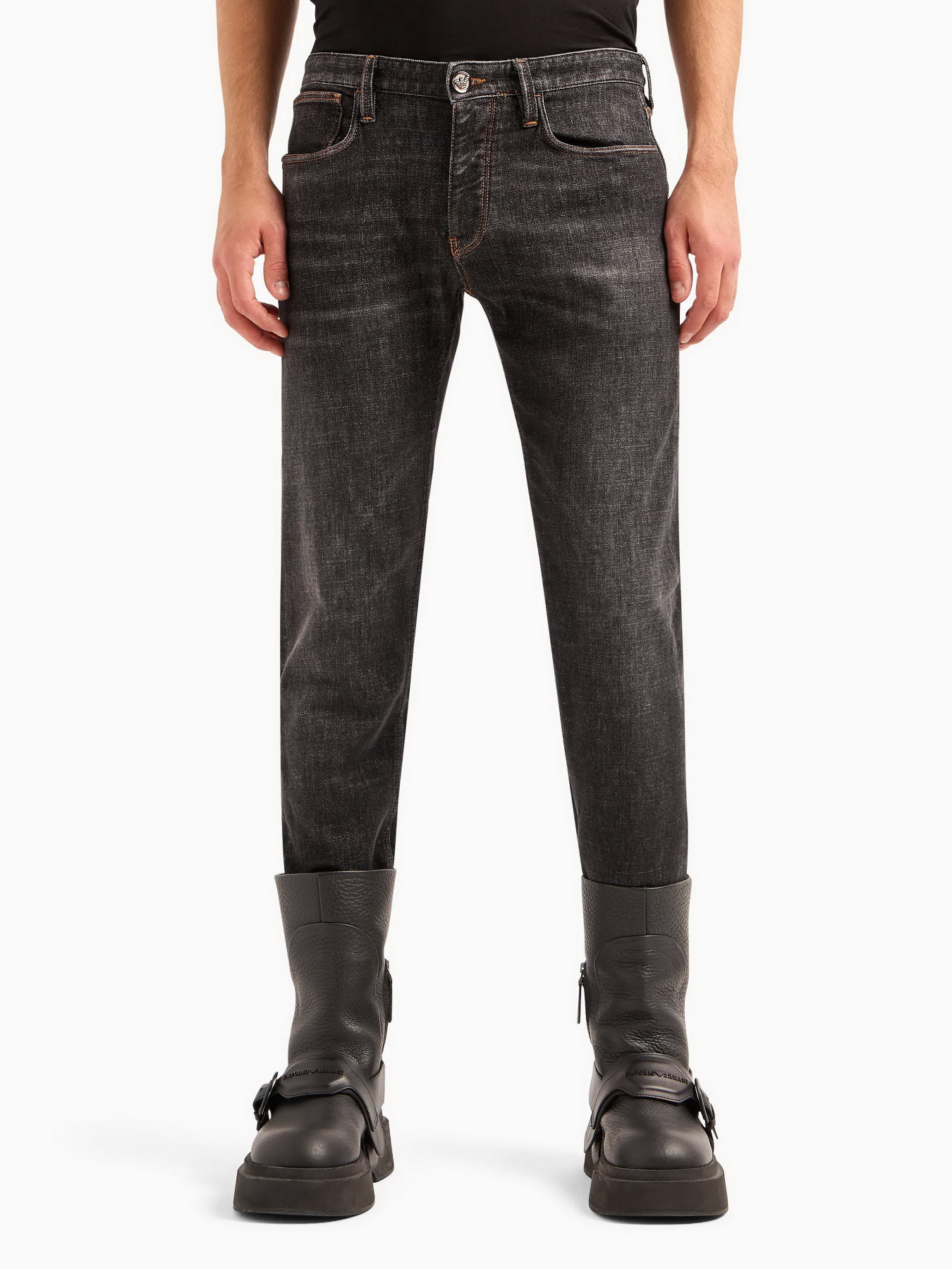 Зауженные джинсы Emporio Armani J75 модель 6R1J75-1D24Z-0006 Фото