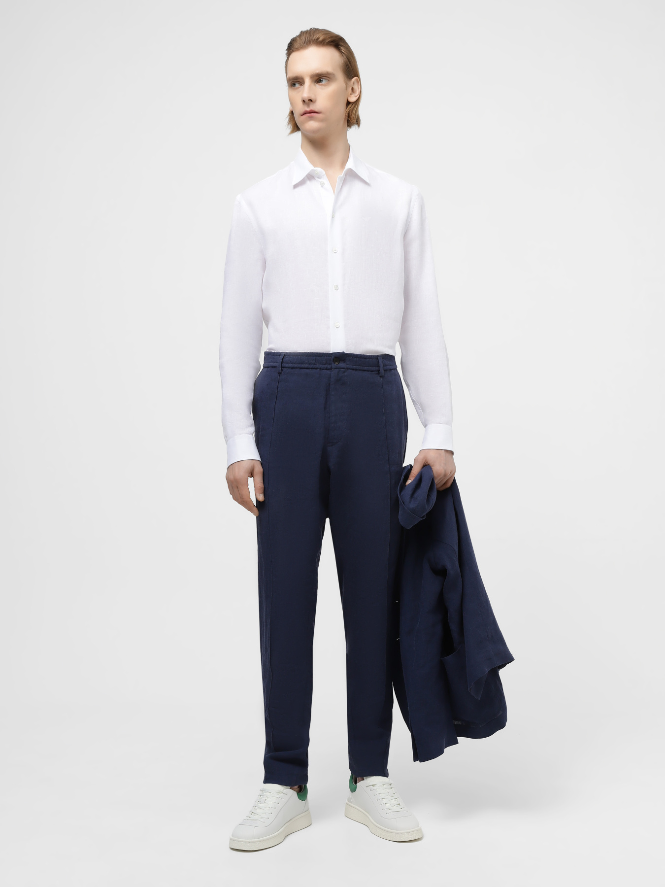 Сорочка повсякденна Emporio Armani модель 01SM0L-010F9-100 Сорочка повсякденна Emporio Armani модель 01SM0L-010F9-100 Фото