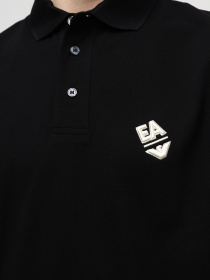 Поло Emporio Armani модель 3D1FE6-1JTKZ-0999 Поло Emporio Armani модель 3D1FE6-1JTKZ-0999 Фото