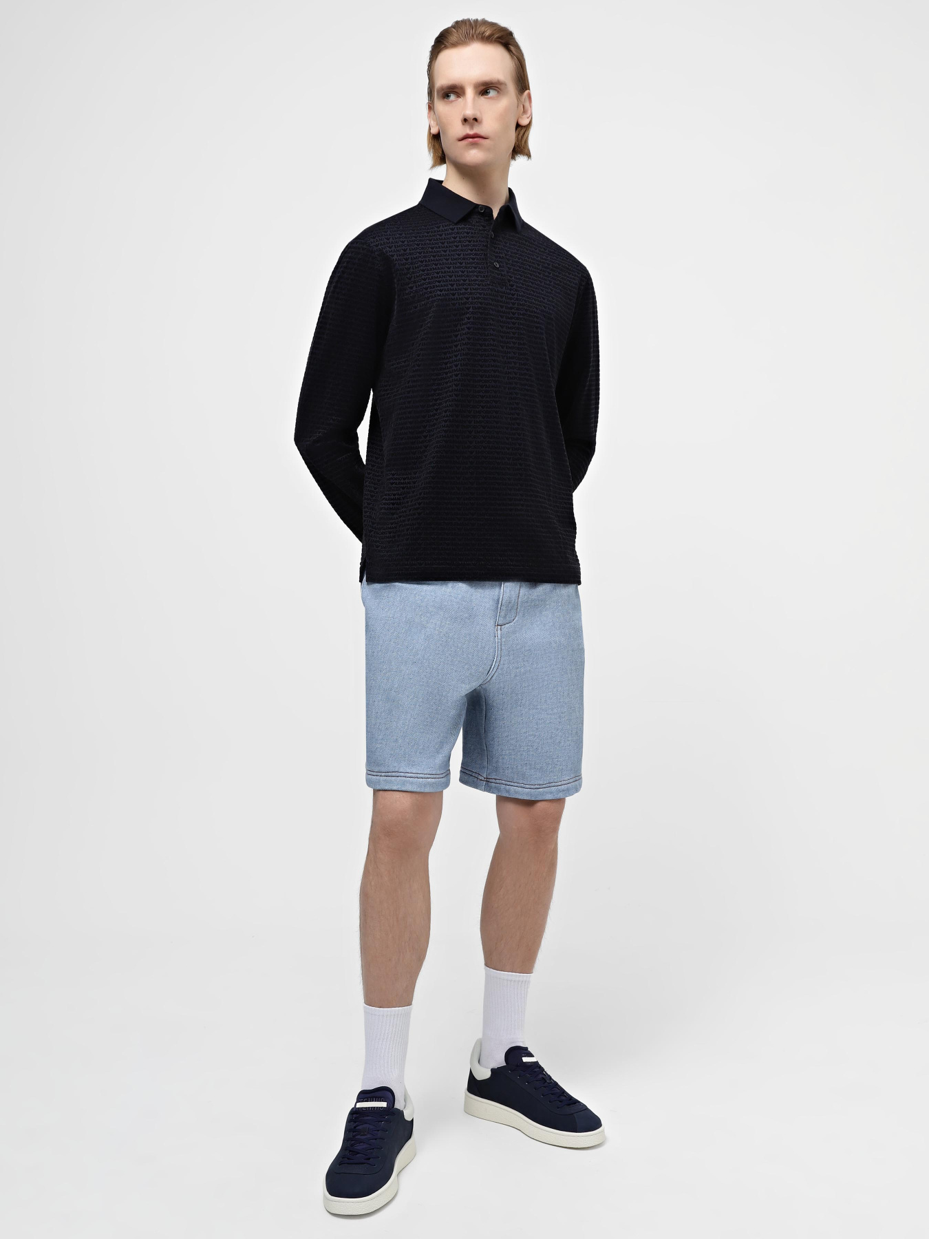 Поло Emporio Armani модель 3D1FE7-1JUVZ-0920 Фото