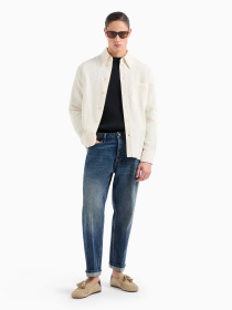 Широкие джинсы Emporio Armani модель 3D1J69-1DRMZ-0942 Фото