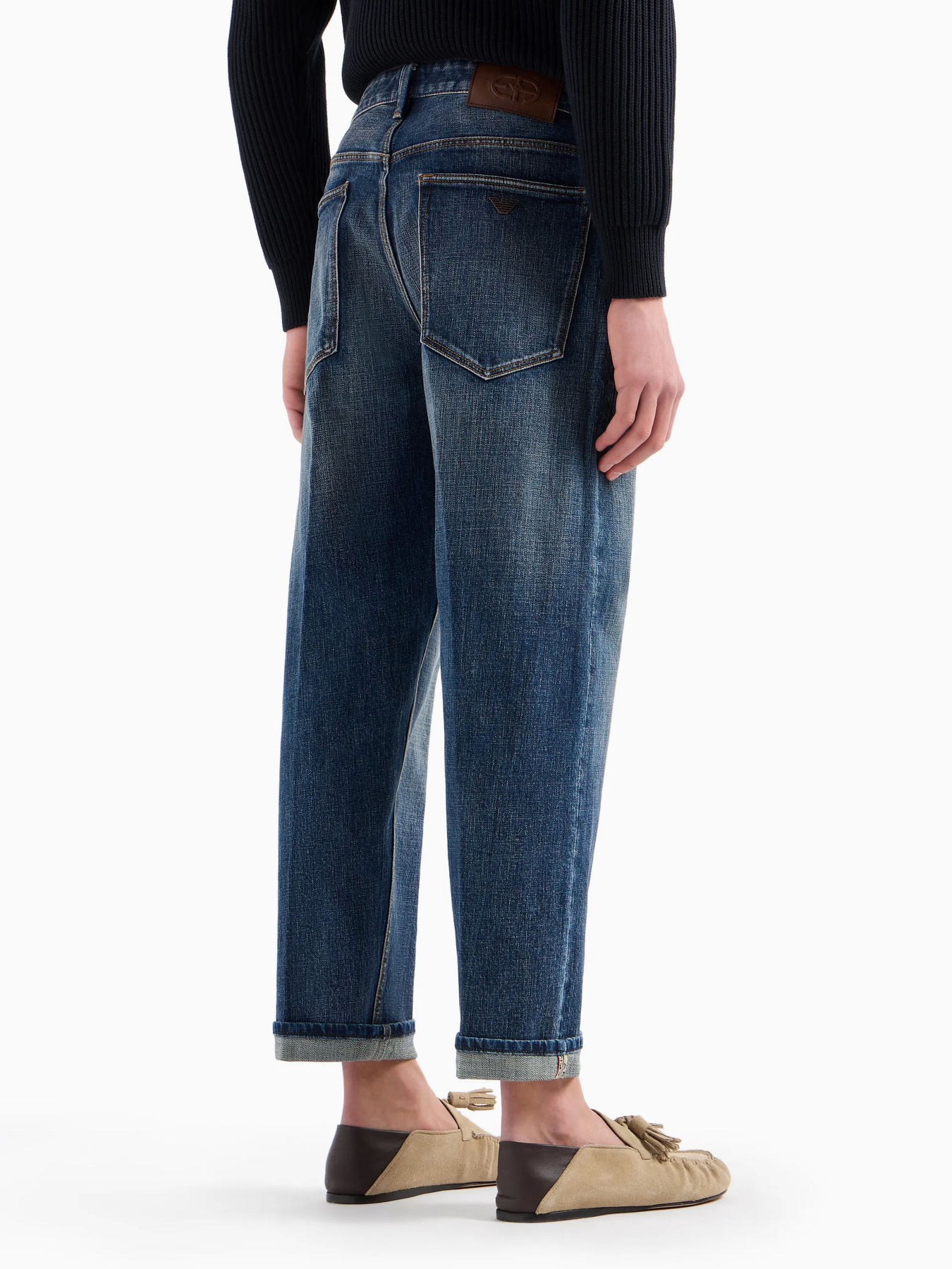 Широкі джинси Emporio Armani модель 3D1J69-1DRMZ-0942 Фото