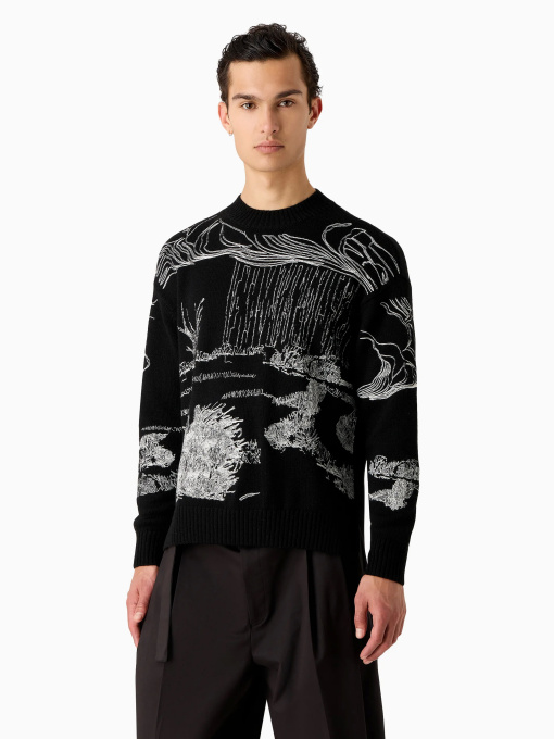 Джемпер Emporio Armani модель 3D1MV2-1M02Z-0999 Фото