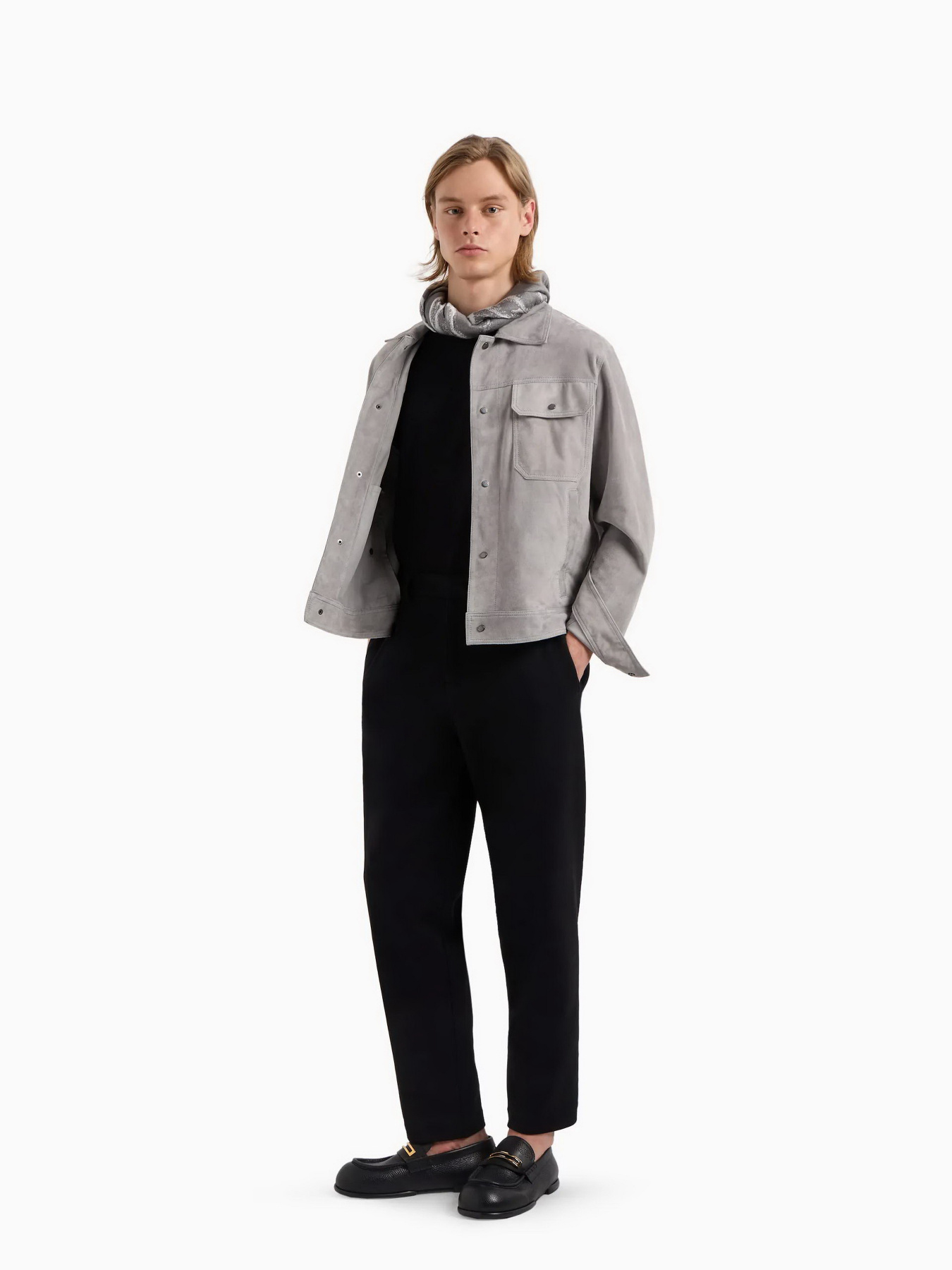 Куртка кожаная Emporio Armani модель E31R70-F1P70-605 Куртка кожаная Emporio Armani модель E31R70-F1P70-605 Фото