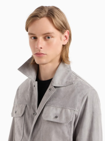 Куртка кожаная Emporio Armani модель E31R70-F1P70-605 Куртка кожаная Emporio Armani модель E31R70-F1P70-605 Фото