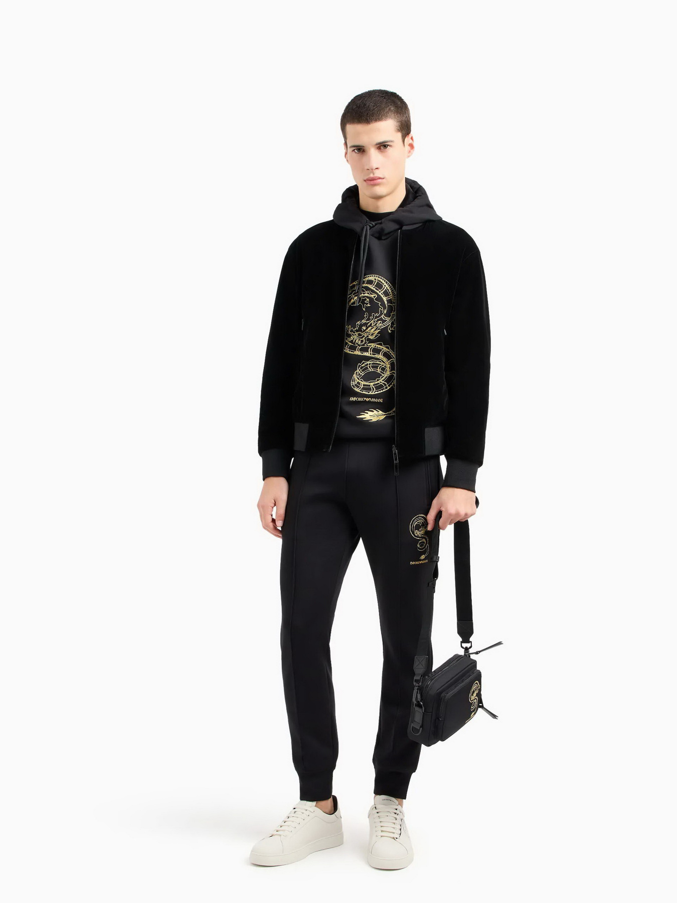 Штаны спортивные Emporio Armani Chinese New Year модель EM000012-AF10013-U8133 Фото