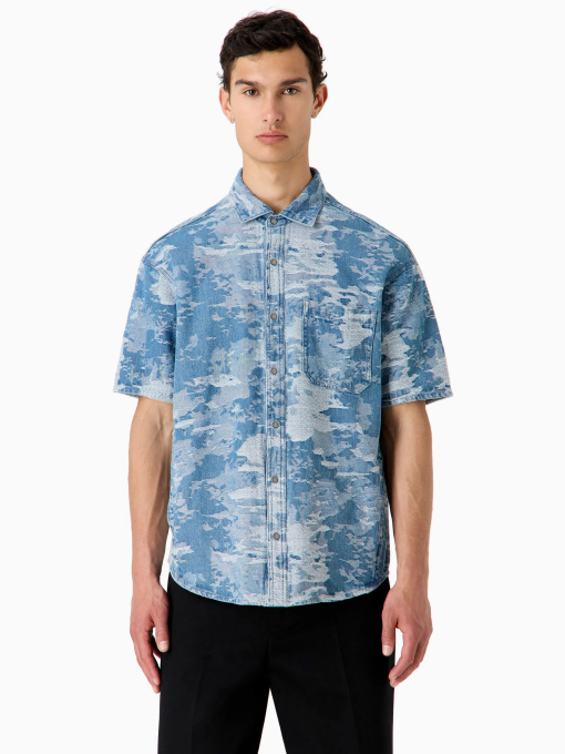 Рубашка повседневная Emporio Armani модель 3D1CD1-1DTBZ-F931 Фото