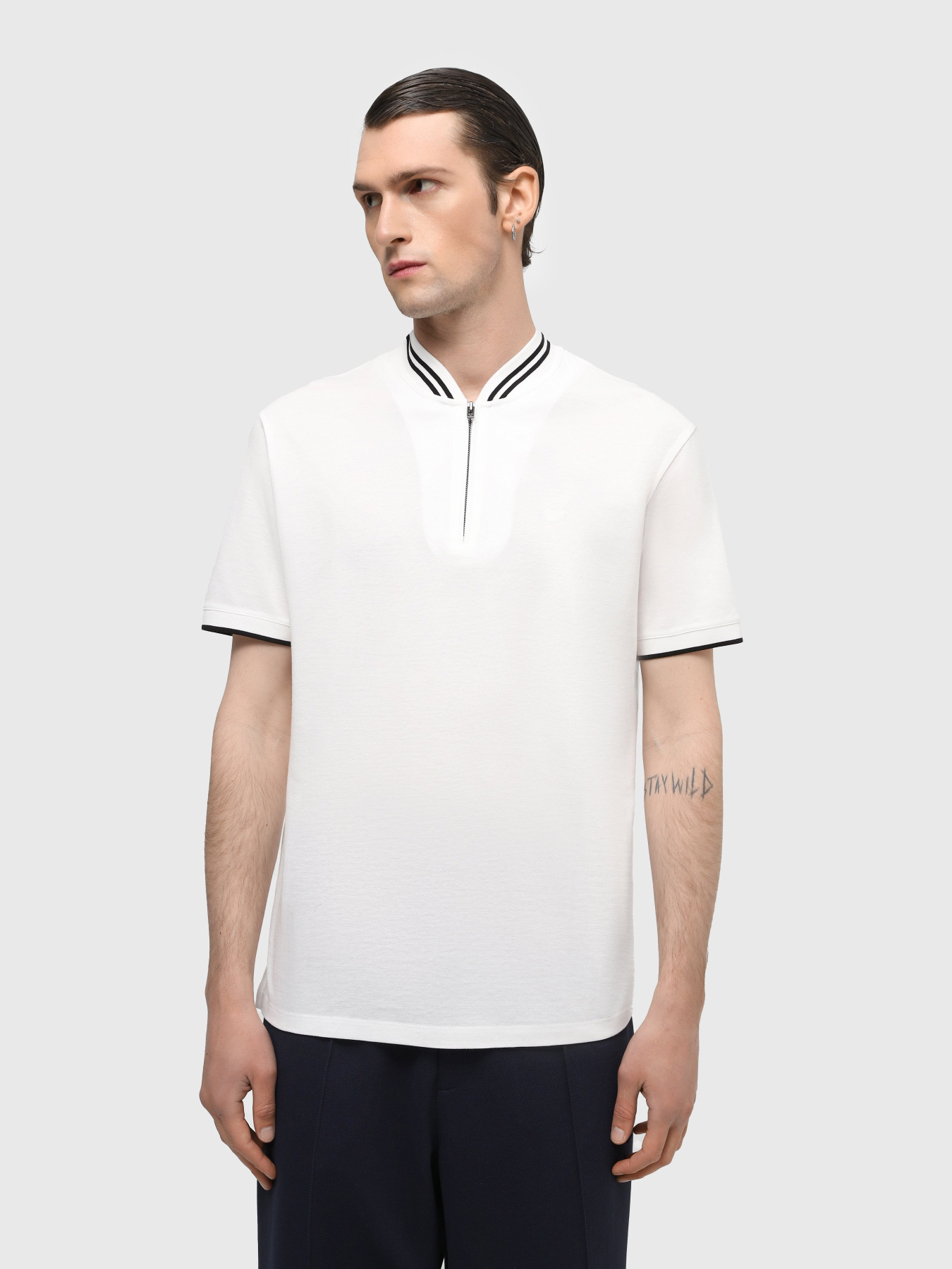 Поло Emporio Armani модель 3D1FM7-1JTKZ-0101 Фото