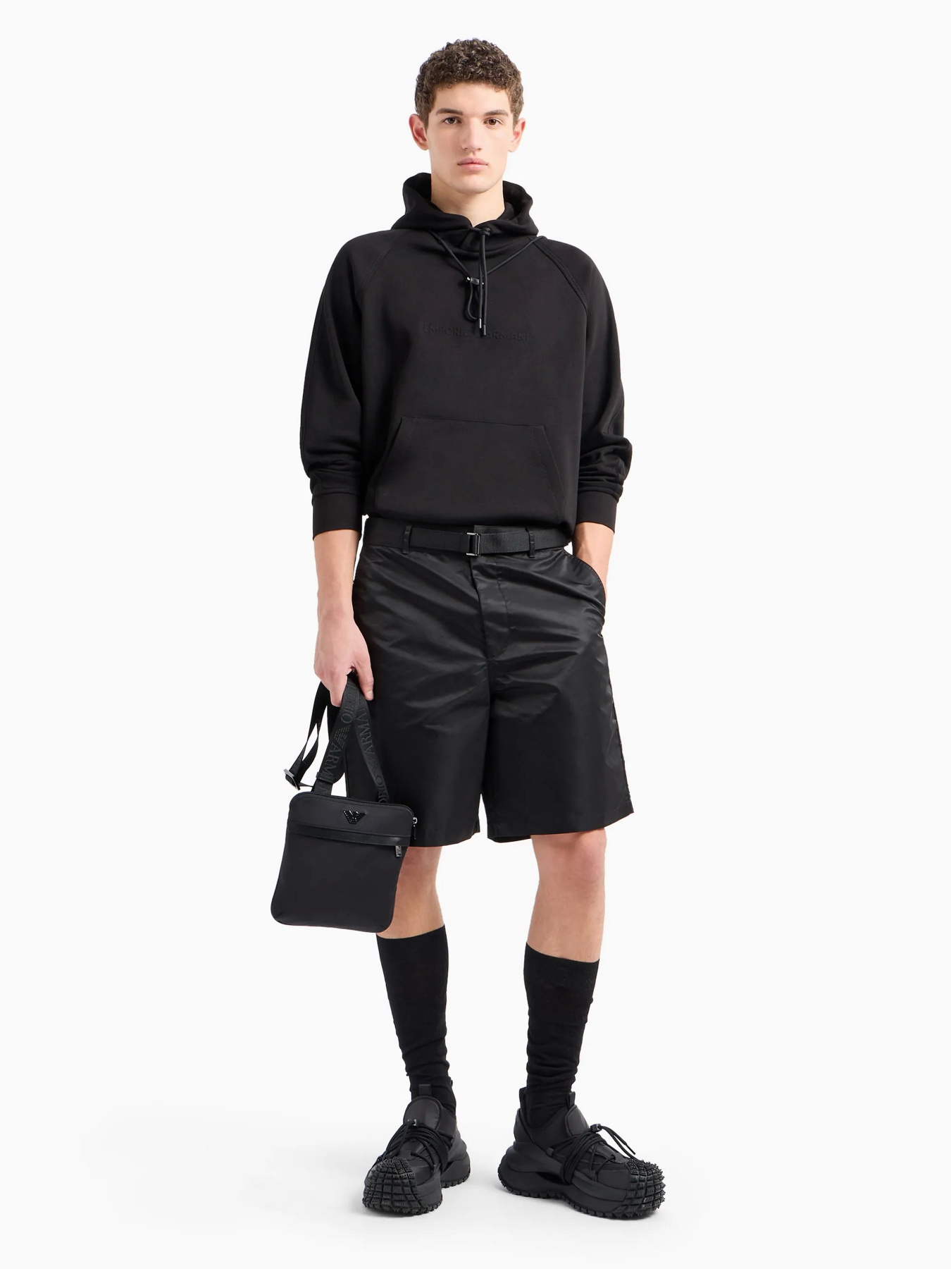 Худи Emporio Armani модель 3D1M88-1JOQZ-0999 Фото