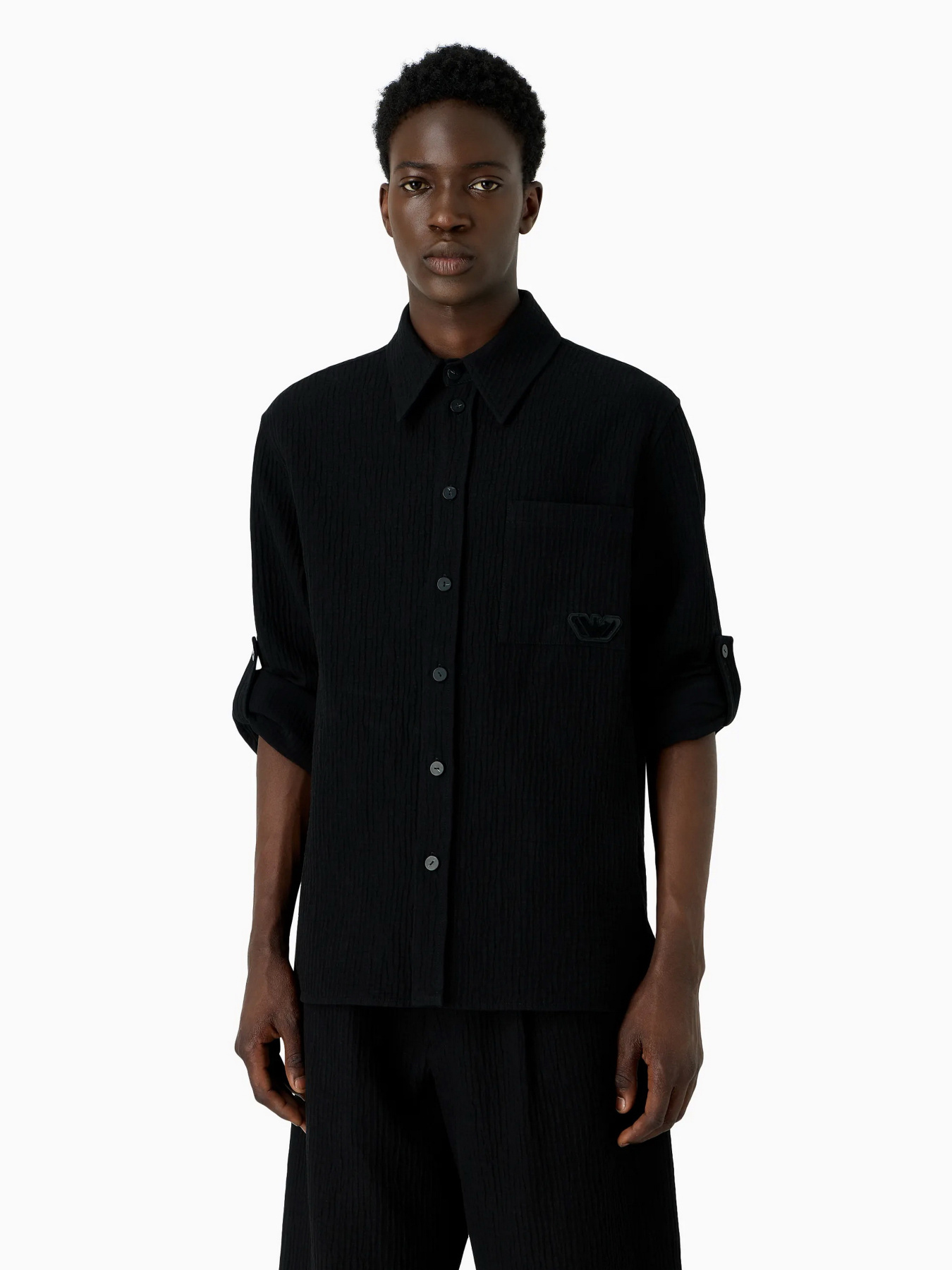 Сорочка повсякденна Emporio Armani модель E31F30-F1212-999 Сорочка повсякденна Emporio Armani модель E31F30-F1212-999 Фото