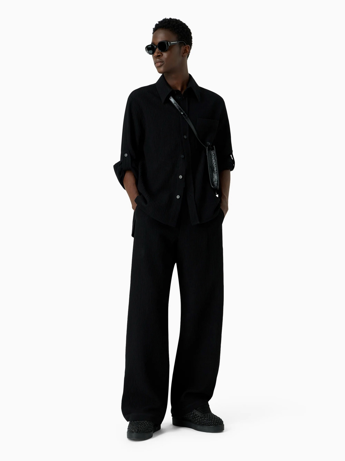 Повсякденні штани Emporio Armani модель E31P13-F1212-999 Повсякденні штани Emporio Armani модель E31P13-F1212-999 Фото