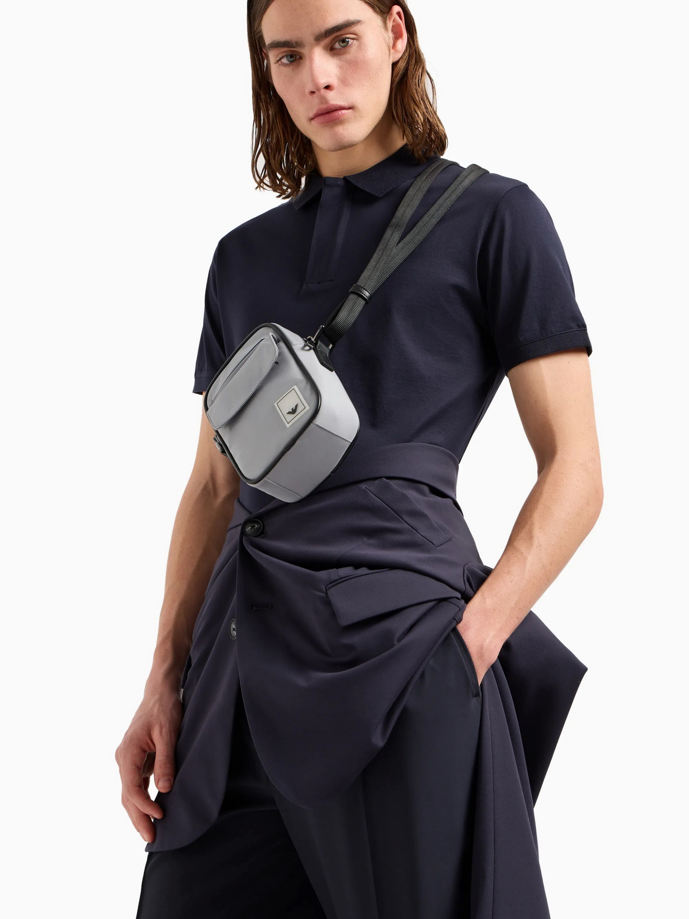 Поло Emporio Armani модель EM000080-AF10094-UB118 Фото