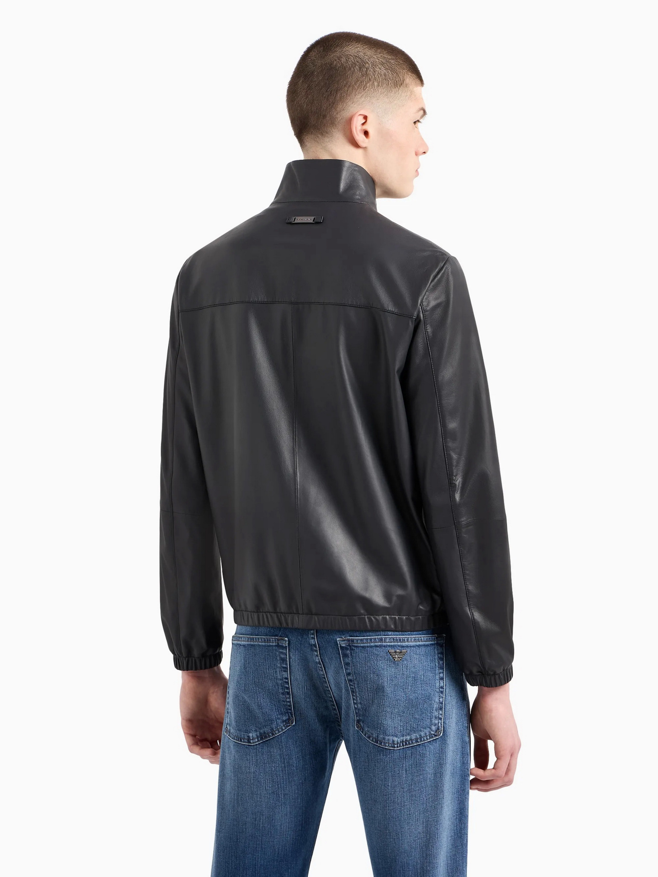 Куртка кожаная Emporio Armani модель 01R55P-01P54-922 Фото