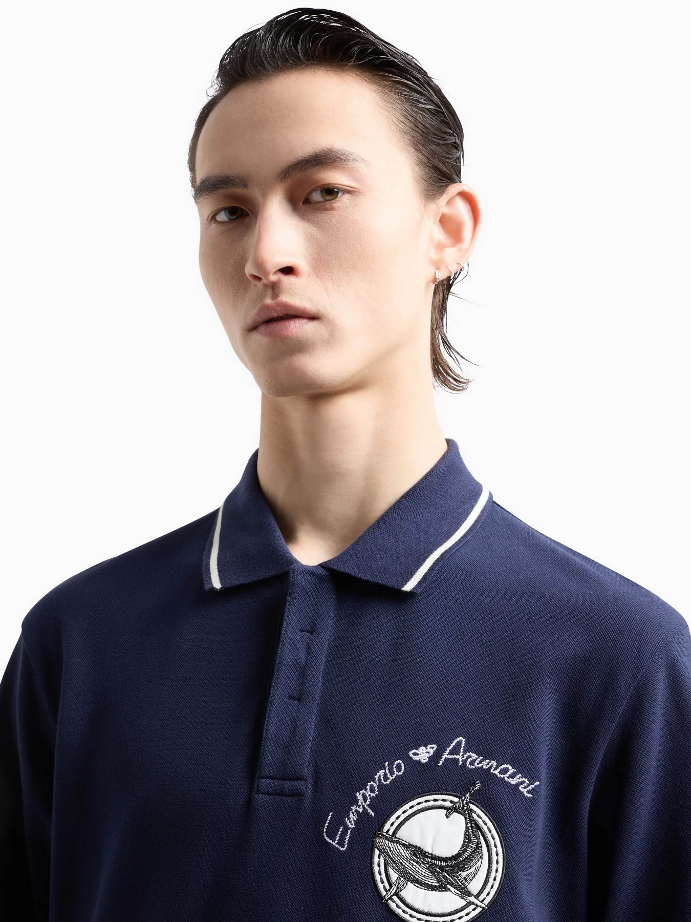 Поло Emporio Armani модель 6D1F6P-1J9GZ-0929 Фото