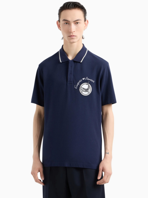 Поло Emporio Armani модель 6D1F6P-1J9GZ-0929 Фото