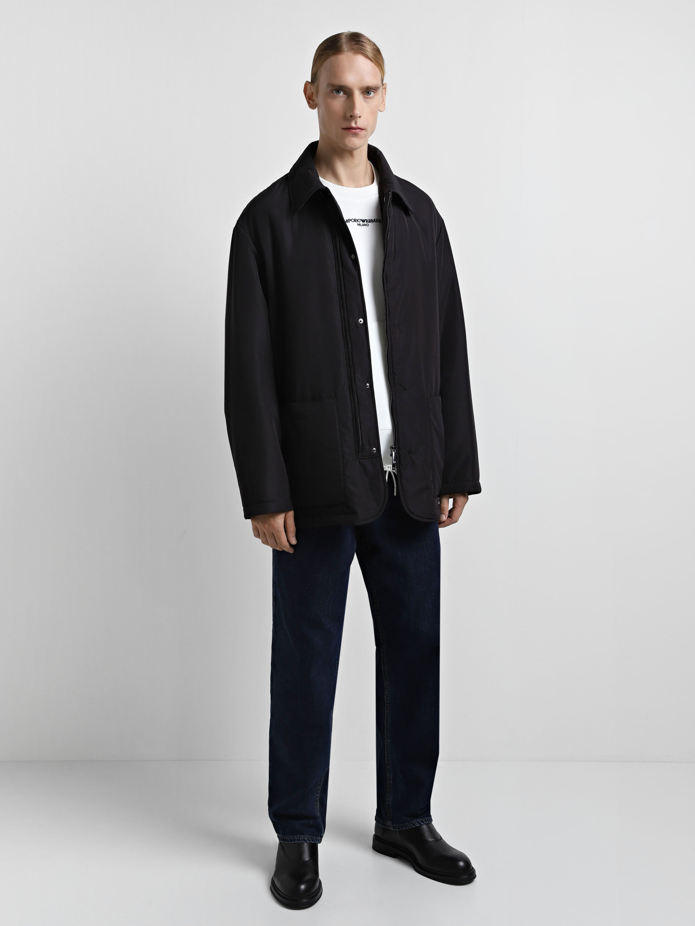 Плащ Emporio Armani модель 6D1G7Q-1K74Z-0999 Плащ Emporio Armani модель 6D1G7Q-1K74Z-0999 Фото