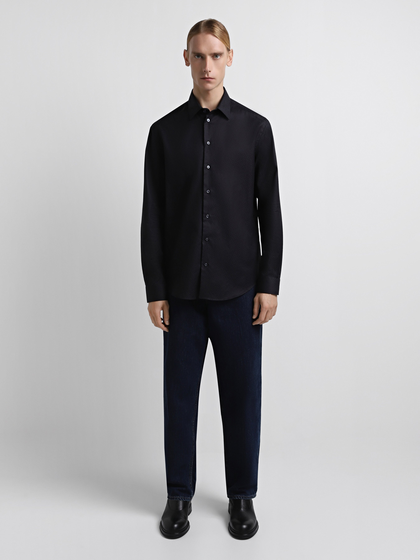 Сорочка повсякденна Emporio Armani модель EM000099-TE11320-UB081 Фото