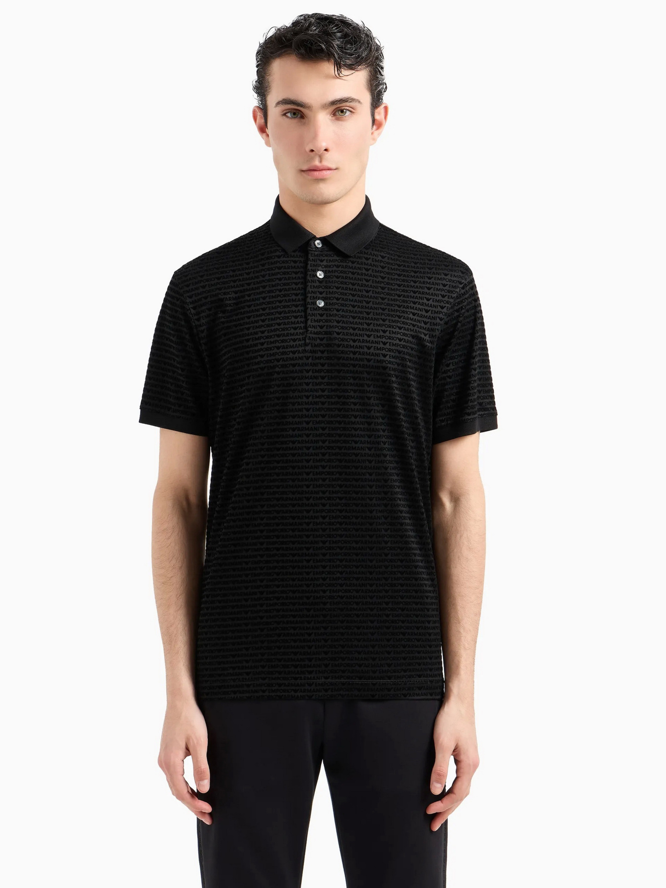 Поло Emporio Armani модель 6D1F79-1JOSZ-0999 Фото