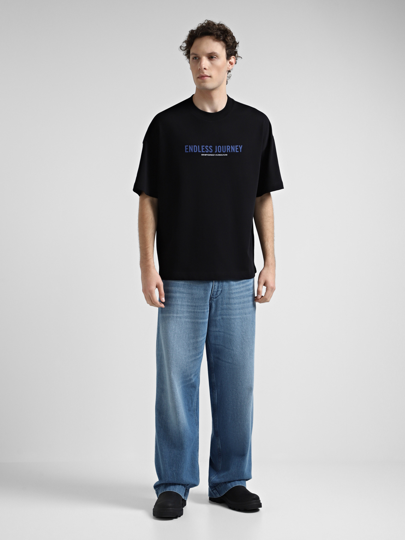 Широкі джинси Emporio Armani модель 6D1P7E-1D2HZ-0941 Фото