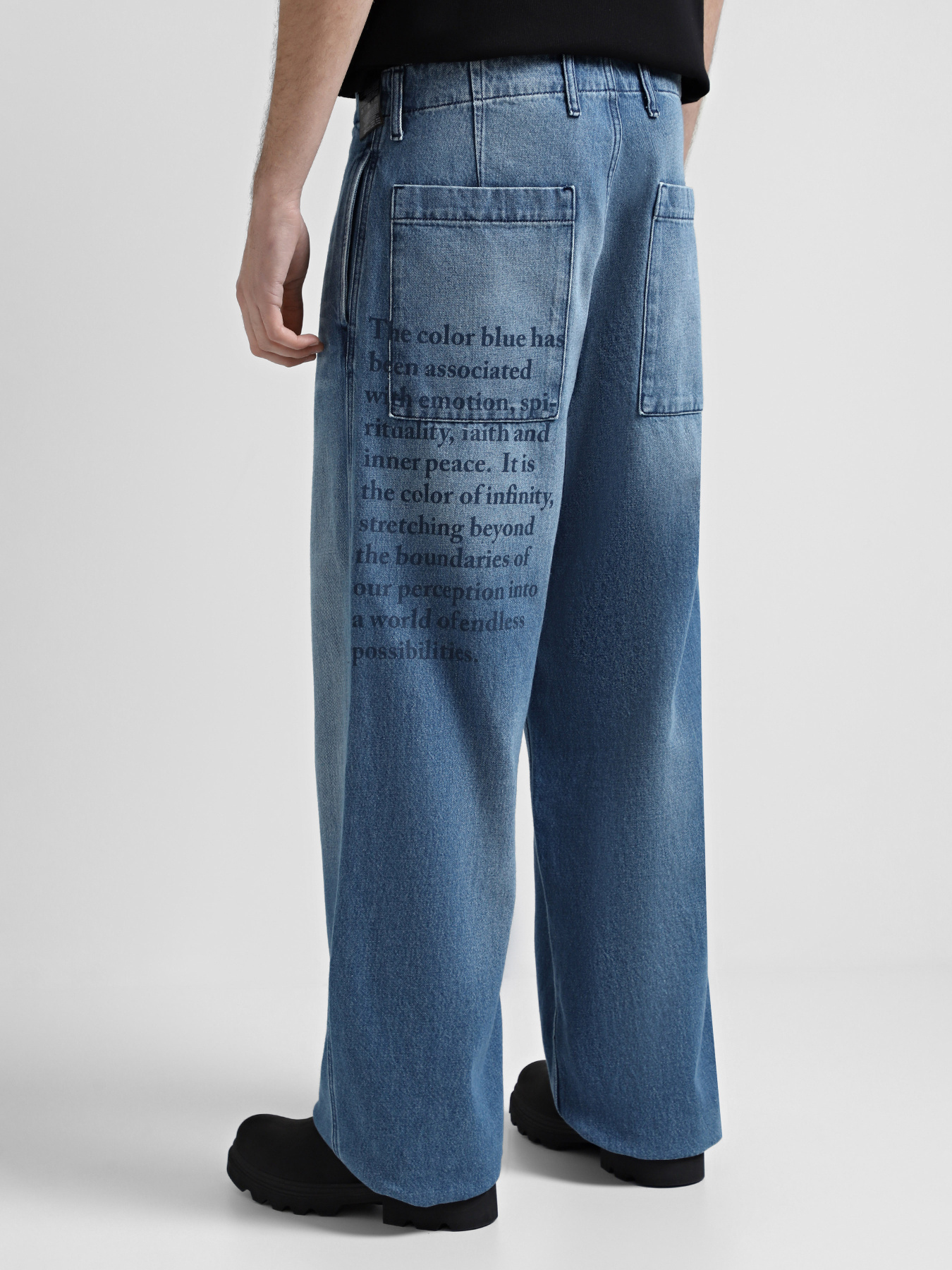 Широкі джинси Emporio Armani модель 6D1P7E-1D2HZ-0941 Фото