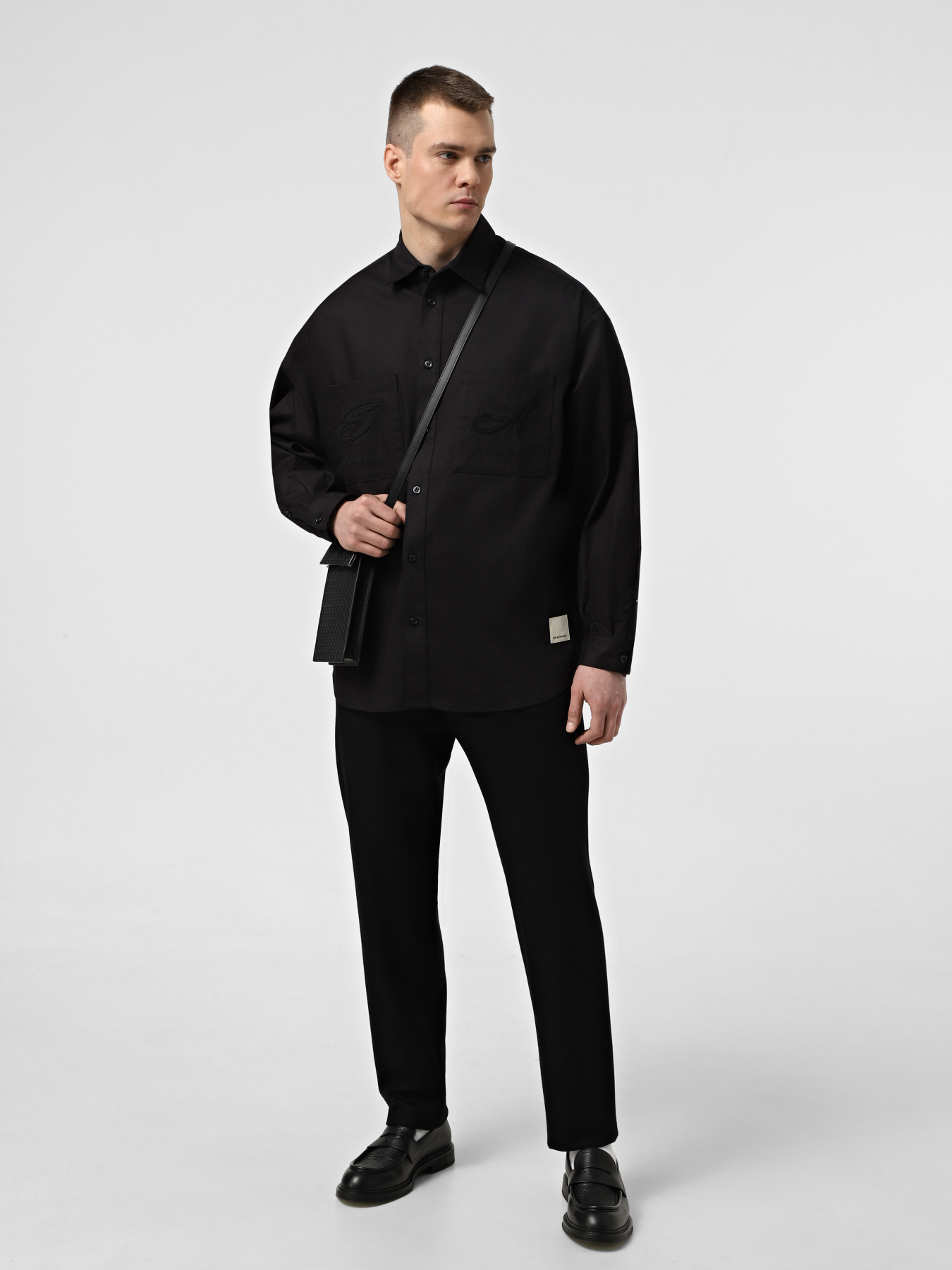 Рубашка Emporio Armani Sustainable модель 6D1C8L-1K7EZ-0999 Фото