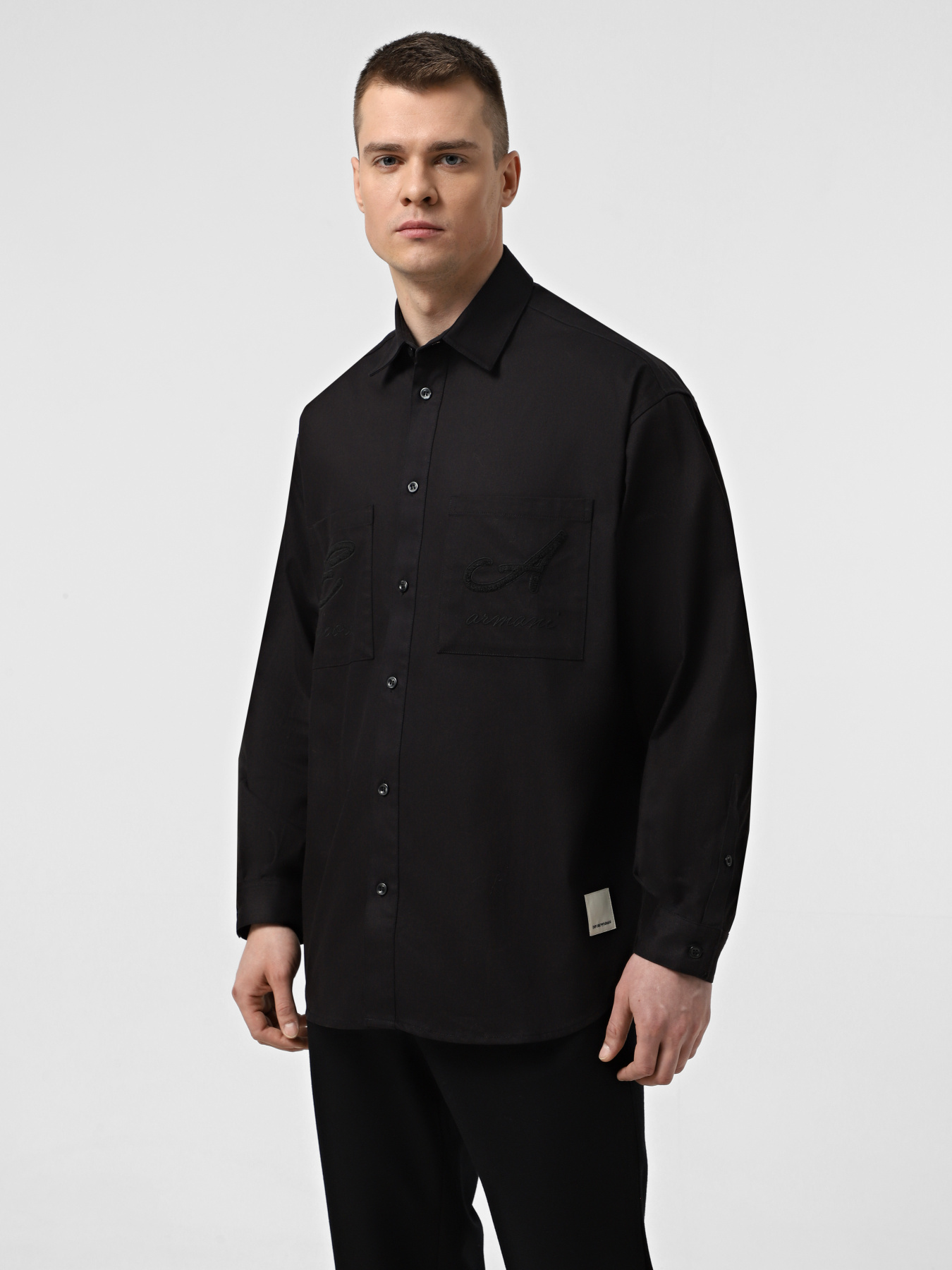 Рубашка Emporio Armani Sustainable модель 6D1C8L-1K7EZ-0999 Фото