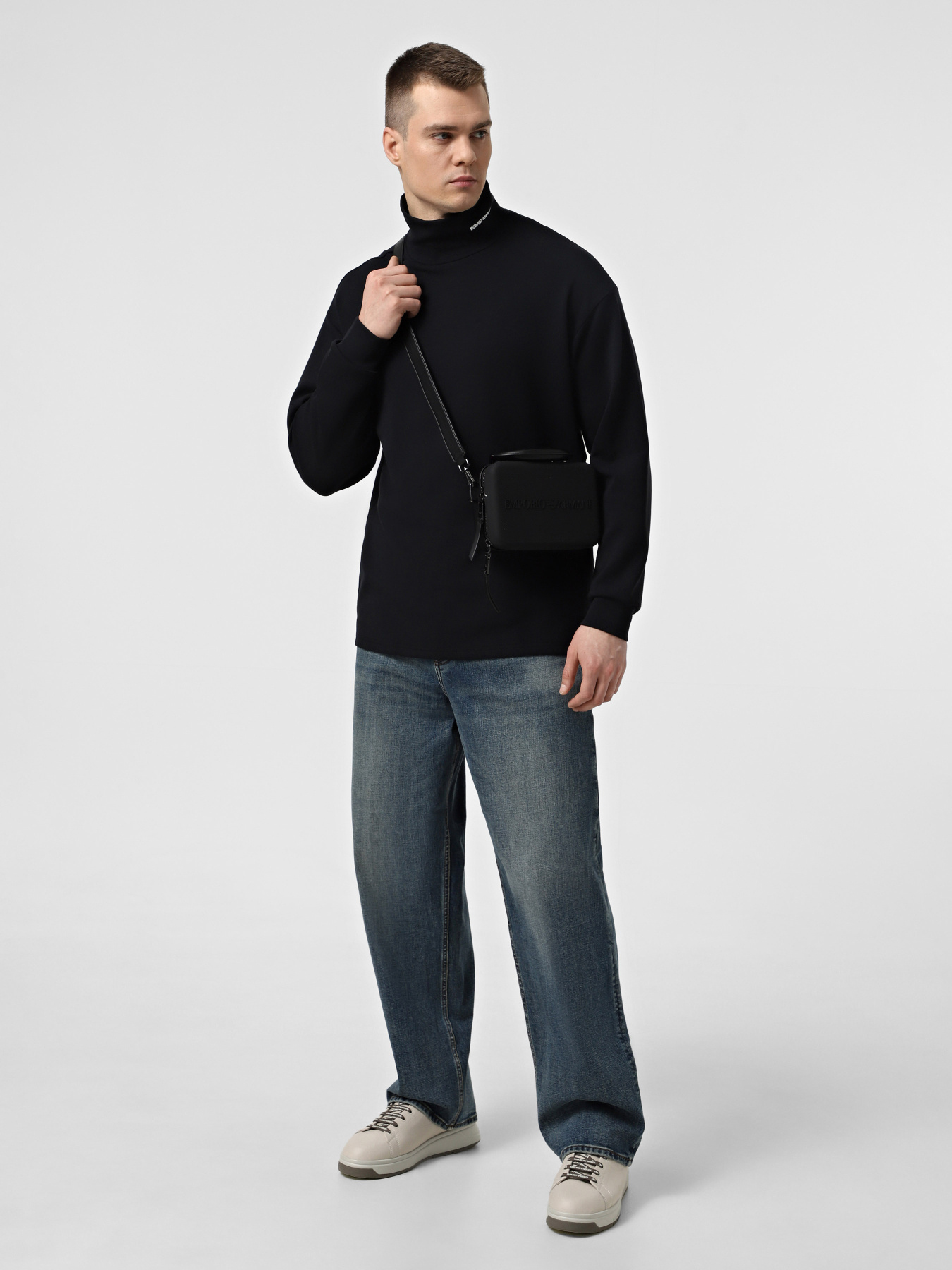 Гольф Emporio Armani Sustainable модель 6D1MFD-1JPIZ-0999 Фото