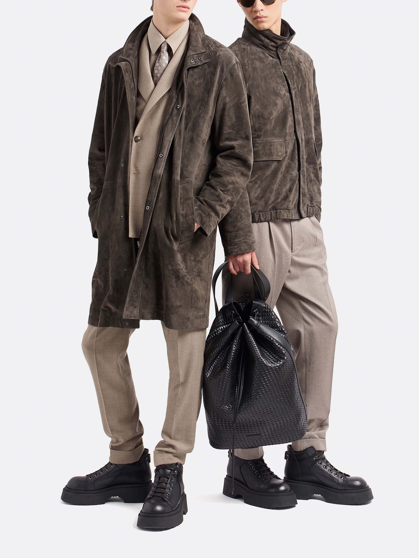 Куртка кожаная Emporio Armani модель EM000330-AF11880-U8112 Фото