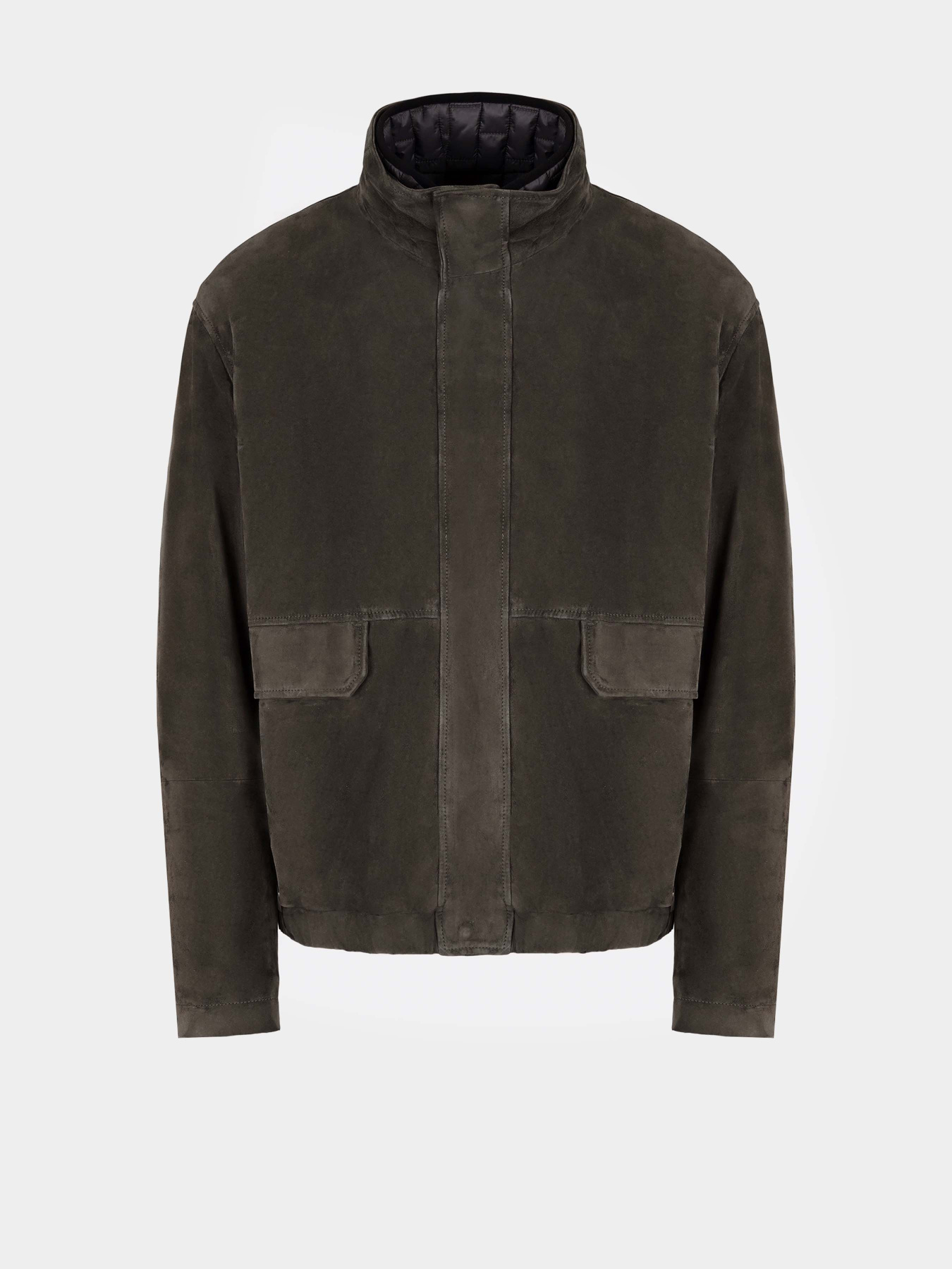 Куртка кожаная Emporio Armani модель EM000330-AF11880-U8112 Фото