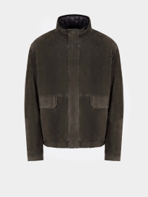 Куртка кожаная Emporio Armani модель EM000330-AF11880-U8112 Куртка кожаная Emporio Armani модель EM000330-AF11880-U8112 Фото