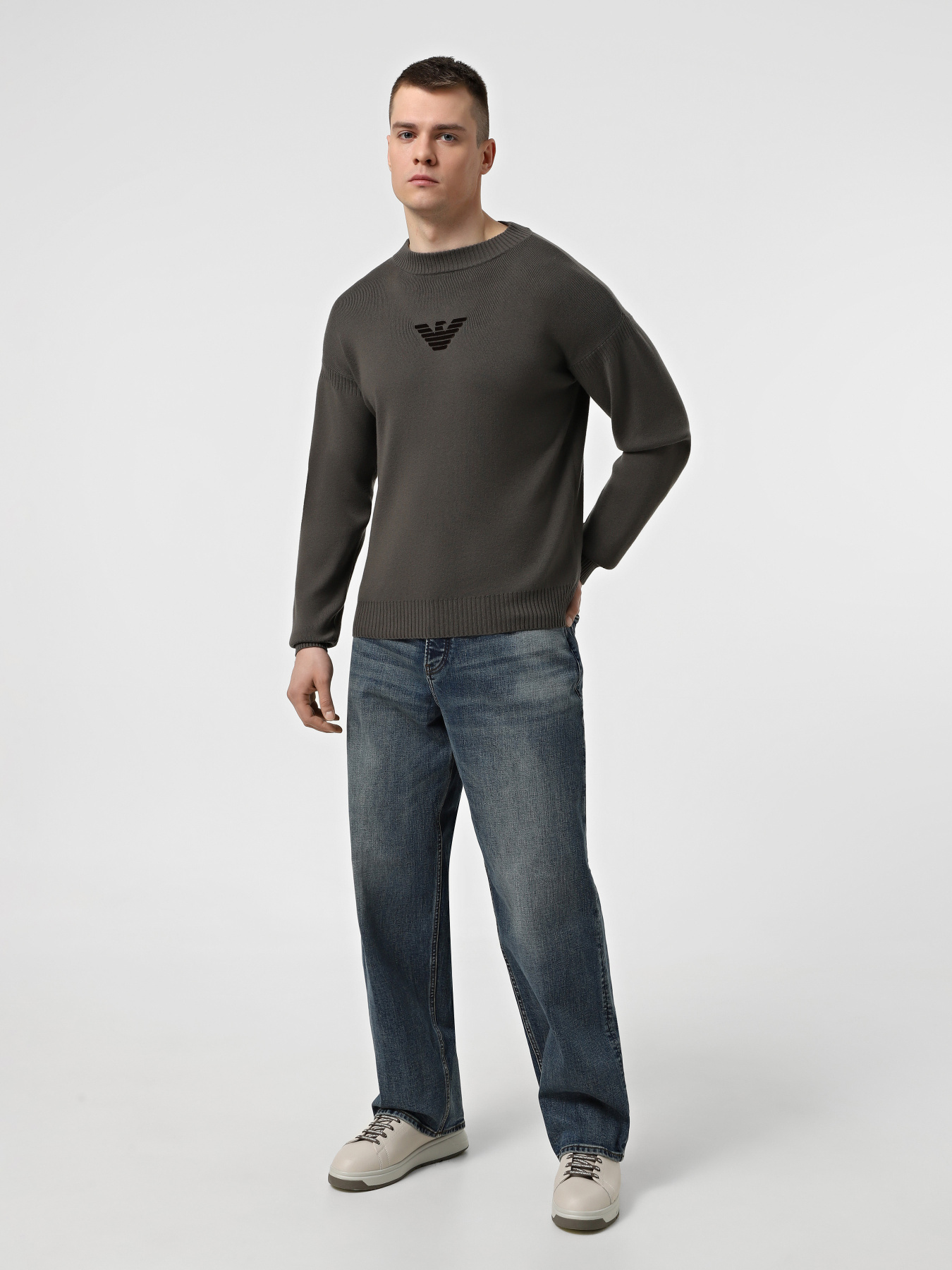 Джемпер Emporio Armani Icon Project модель EM000515-AF12177-U8112 Фото