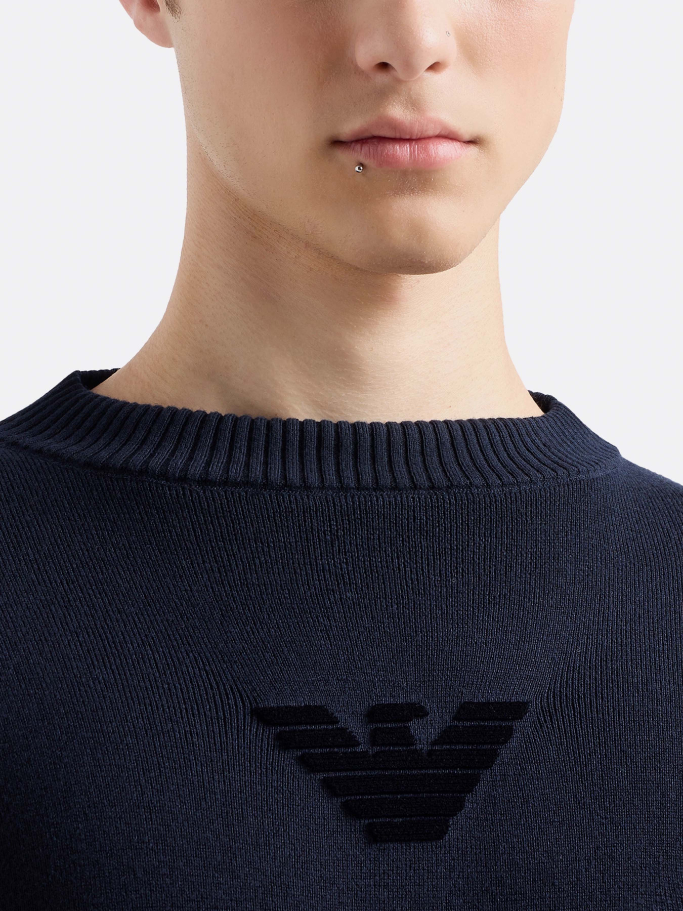 Джемпер Emporio Armani Icon Project модель EM000515-AF12177-UB109 Фото