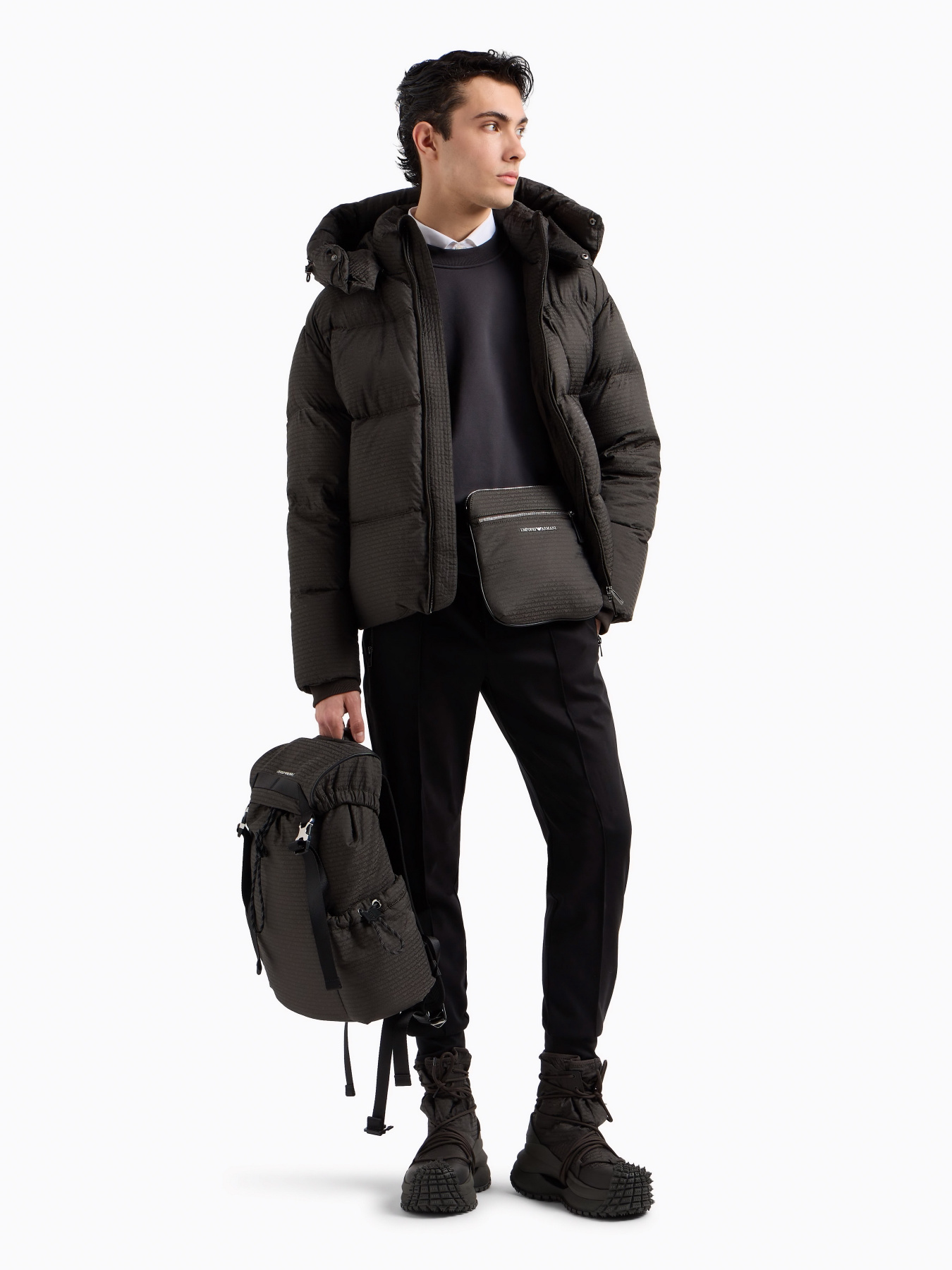 Штаны спортивные Emporio Armani модель 8N1P72-1JBTZ-0999 Фото