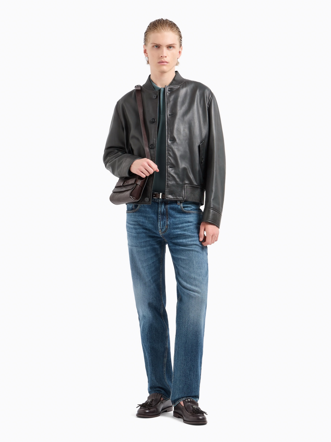 Прямые джинсы Emporio Armani модель EM000763-AF13277-MB002 Фото