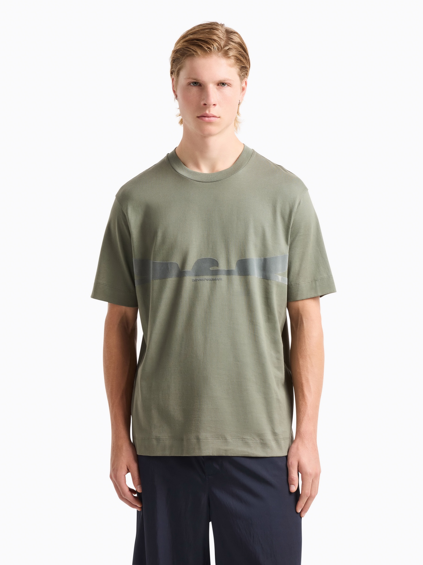 Футболка Emporio Armani модель EM001015-AF13669-U8142 Фото