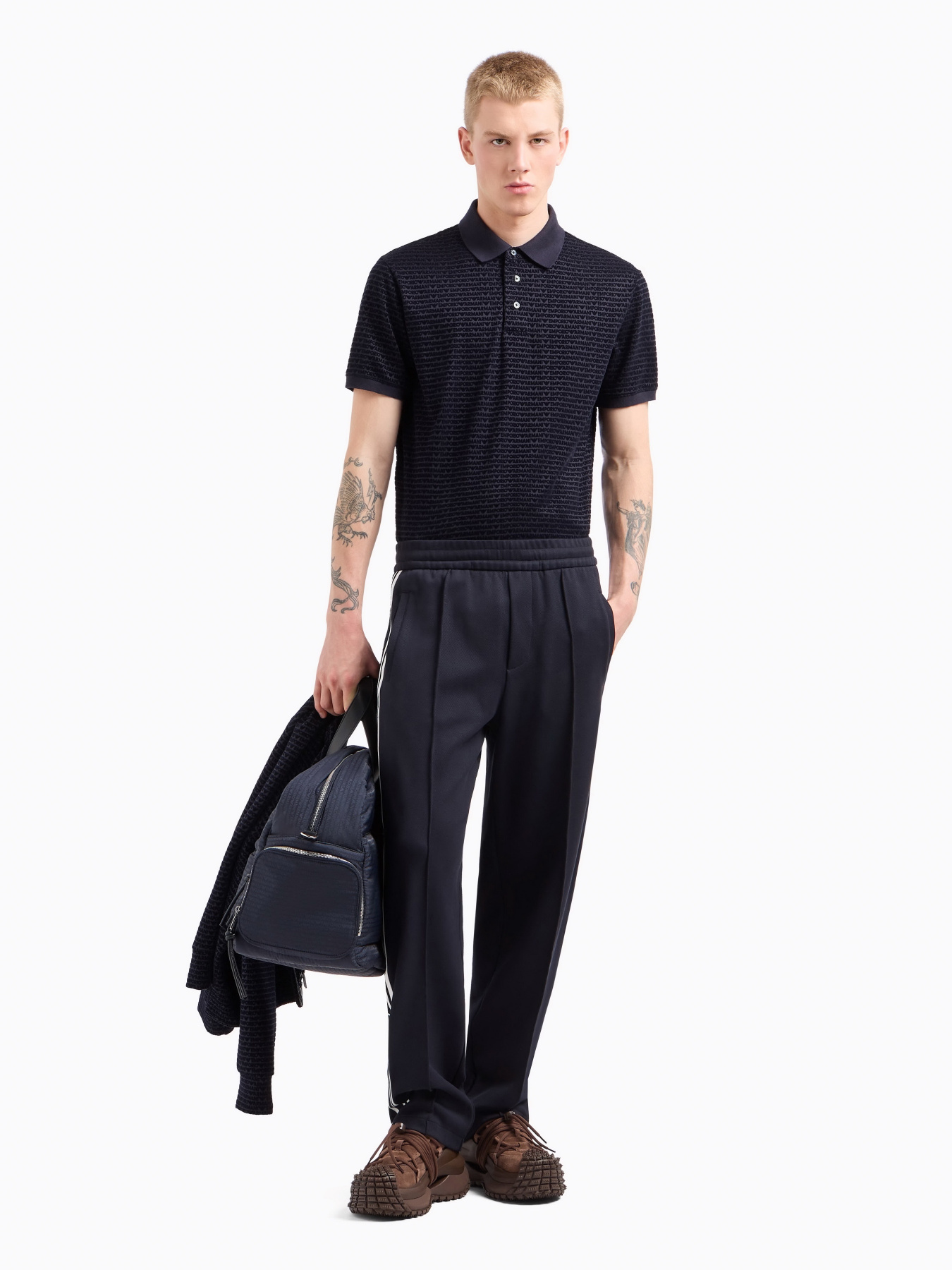 Поло Emporio Armani модель EM001283-AF10017-FB229 Фото