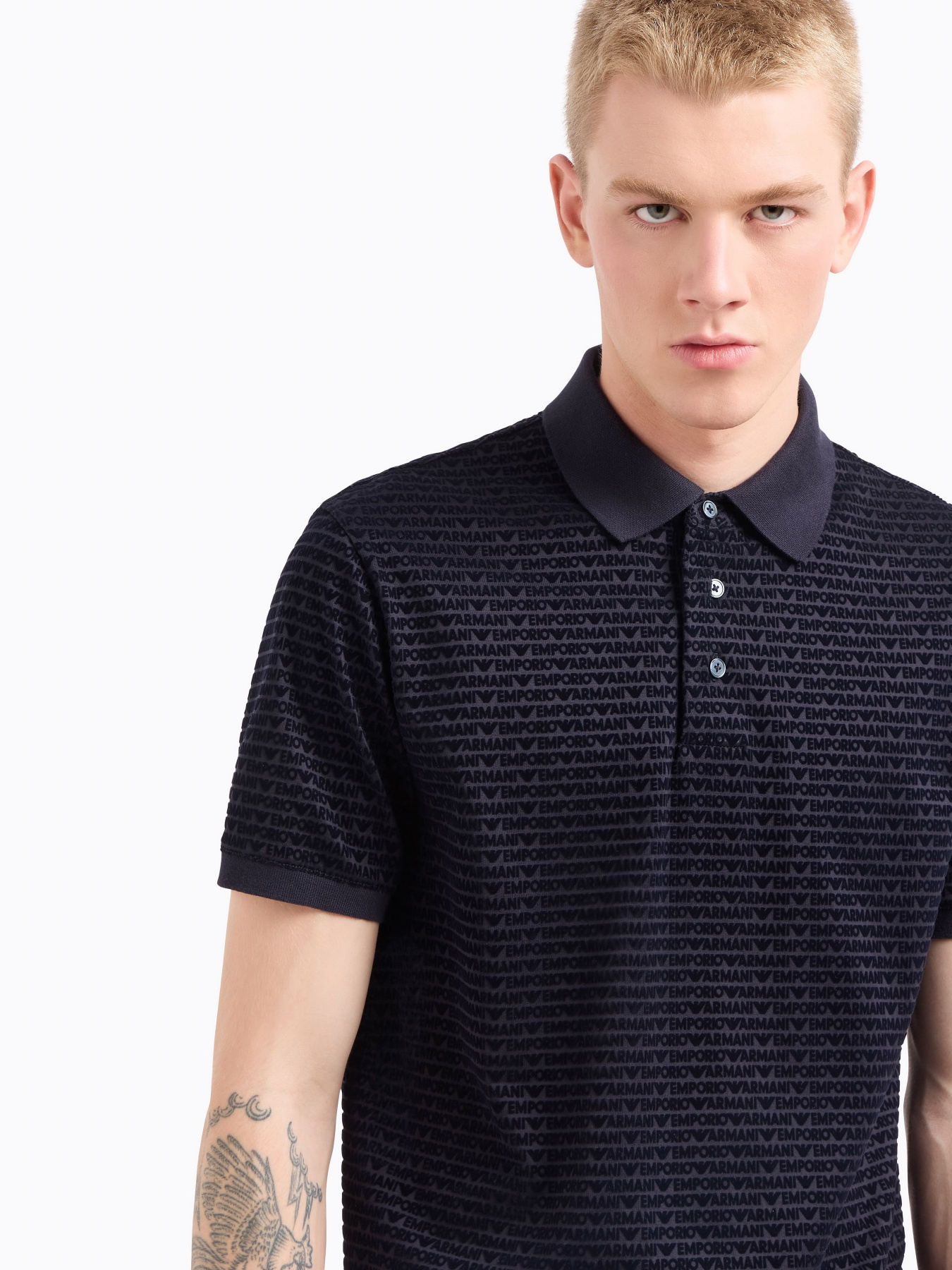 Поло Emporio Armani модель EM001283-AF10017-FB229 Фото