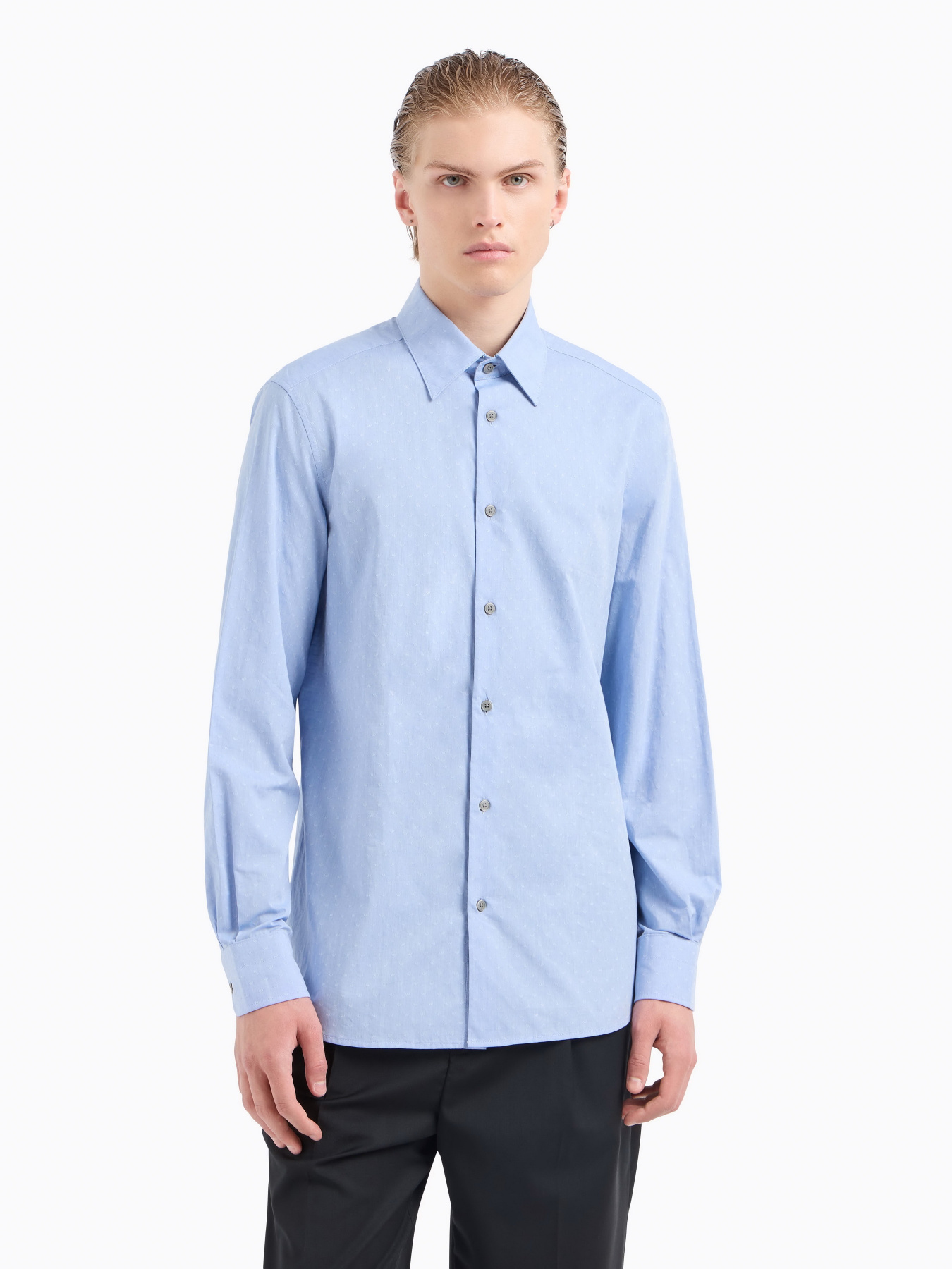 Рубашки Emporio Armani модель EM001537-AF14341-F9061 Рубашки Emporio Armani модель EM001537-AF14341-F9061 Фото