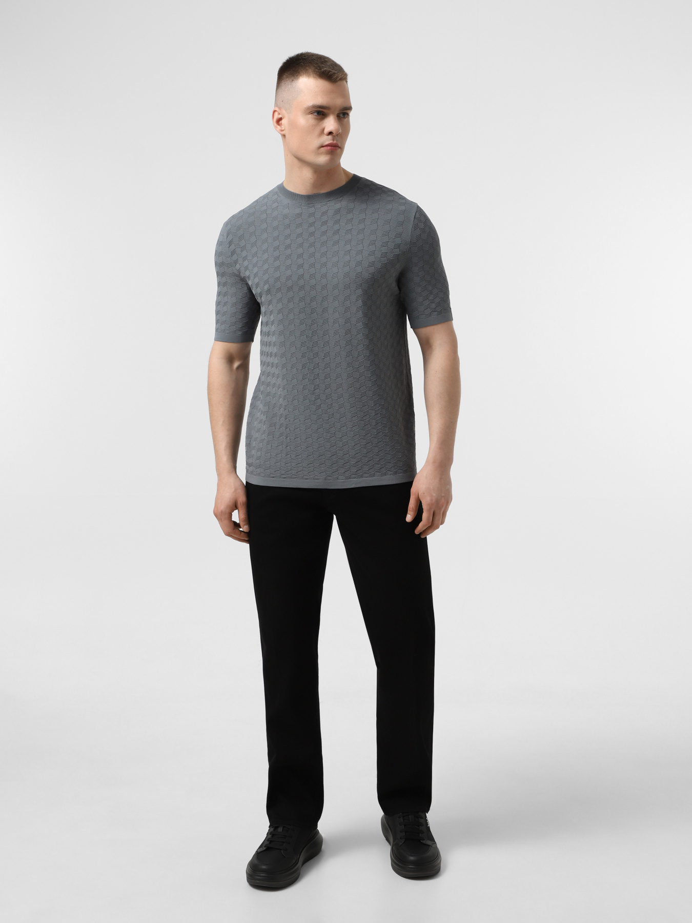 Футболка Emporio Armani модель EM001564-AF14853-F8089 Футболка Emporio Armani модель EM001564-AF14853-F8089 Фото