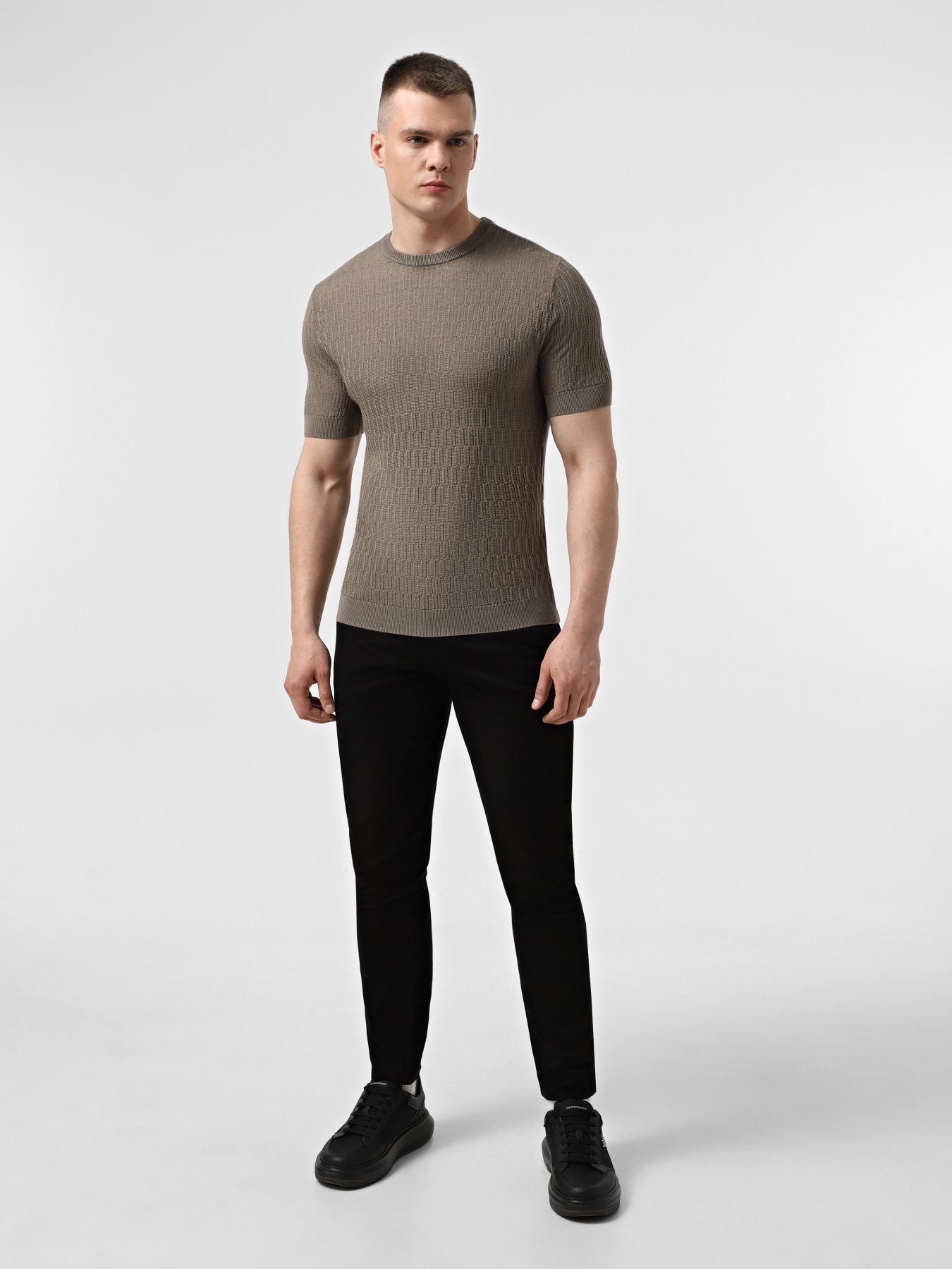 Футболка Emporio Armani модель EM001568-AF14854-F6057 Фото