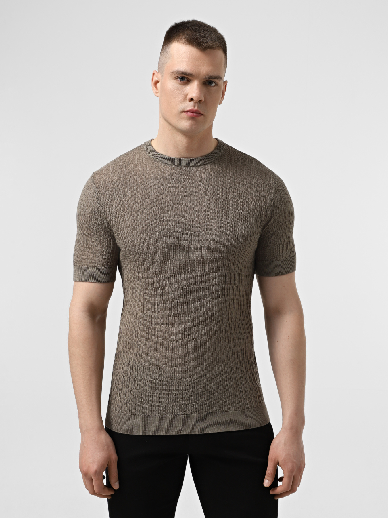 Футболка Emporio Armani модель EM001568-AF14854-F6057 Фото