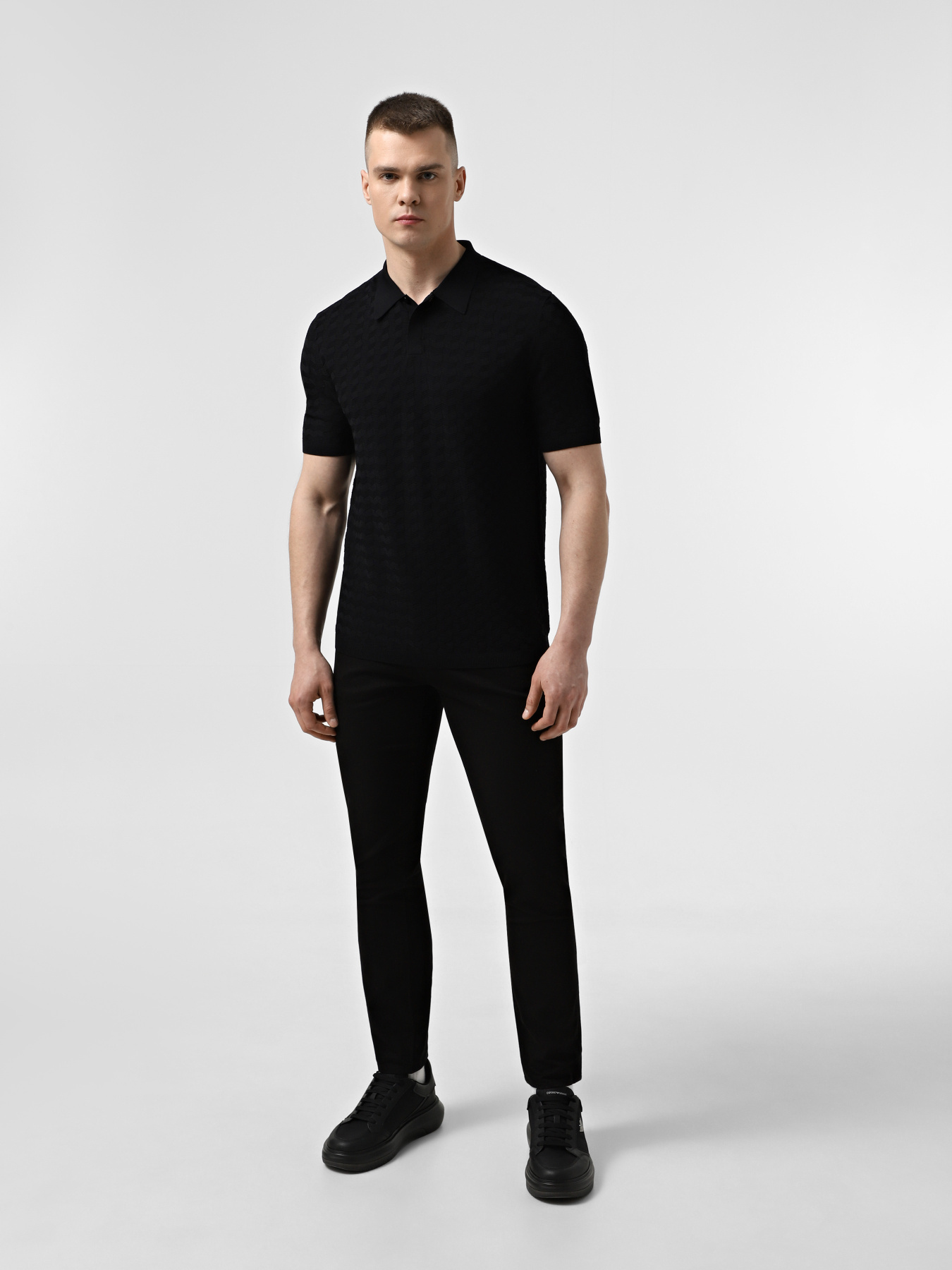 Поло Emporio Armani модель EM001570-AF14853-FC072 Фото