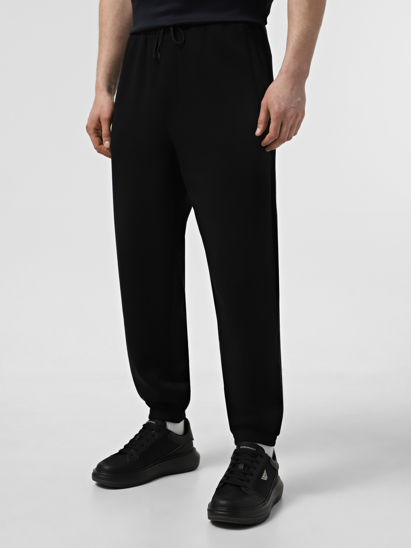 Штаны спортивные Emporio Armani модель EM001746-AF10013-UC001 Штаны спортивные Emporio Armani модель EM001746-AF10013-UC001 Фото