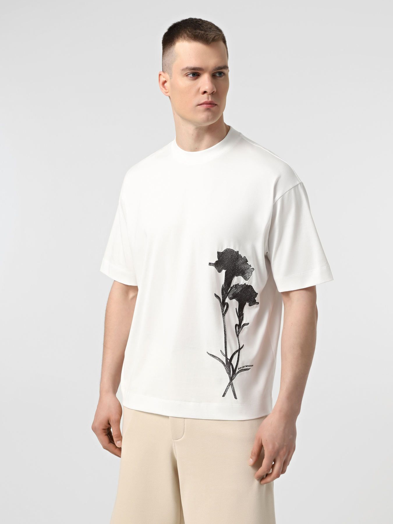 Футболка Emporio Armani модель EM001026-AF13669-M0120 Фото