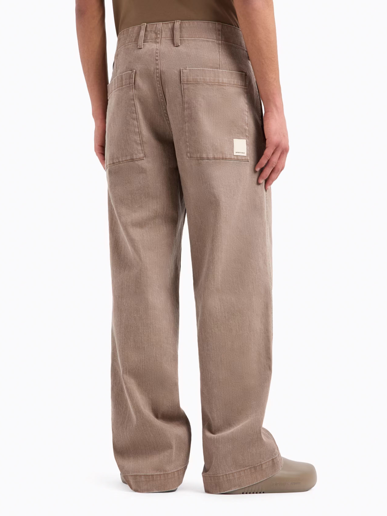 Широкие джинсы Emporio Armani Sustainable модель EM001229-AF13012-U6192 Фото