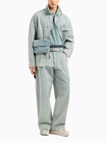 Широкі джинси Emporio Armani Armani Sustainable модель EM001247-AF13908-U9170 Фото